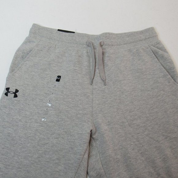 Under Armour Women's  Pull On Rival Fleece Jogger Sweatpants Size L Light Gray - Picture 3 of 9